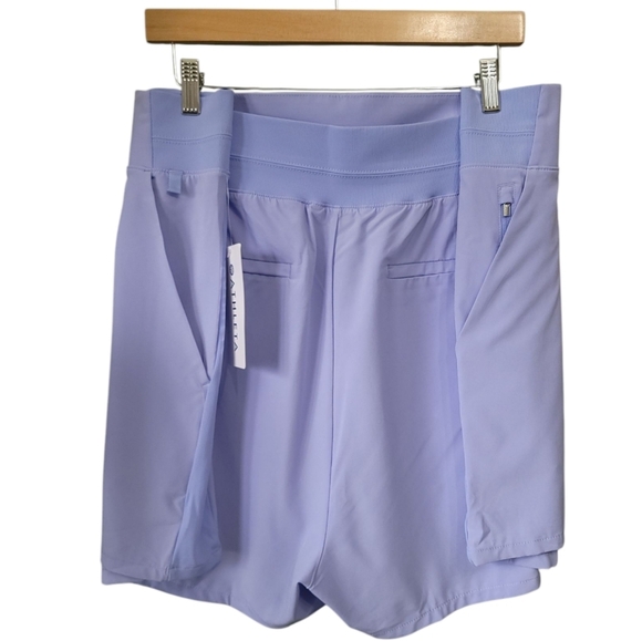 Athleta Brooklyn Shorts Women 3X Periwinkle Blue Lightweight Quick-Dry - Picture 5 of 7